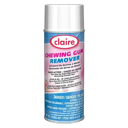 Claire Chewing Gum Remover w/Extender Tube, 6.5oz, 12PK CL813